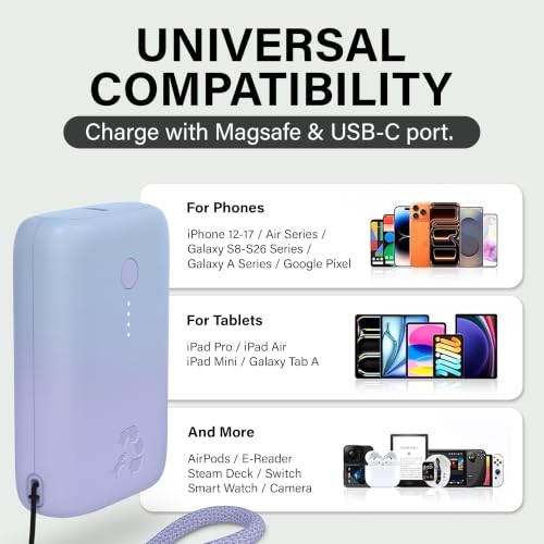 Champ Portable Charger (Glacial Blue Lavender)