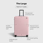 Away Large Checked Luggage, 29 Inch Hardside Suitcase - Image 3