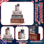 Tiered Tray Decor Set (Fireworks Independence Day)