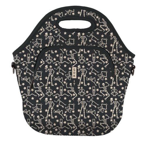 LunchTote Zippered Bag Insulated Neoprene Caddy (Rattle and Roll / X-Large 6.5 Quart Lunch Tote)