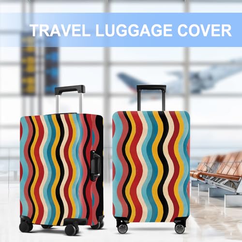 Stripe Luggage Cover Washable Suitcase Protector Anti (Stripe / L(28-30inch suitcase))