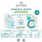1 Pack Surface Wipes with Bleach (72 Count (Pack of 1))