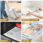 4 Pack Vacuum Storage Bags (4 Jumbo)