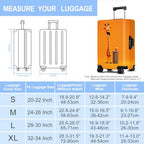 Luggage Cover Washable Suitcase Protector Anti (Giraffe-3 / XL(fits 32-34Inch suitcase))