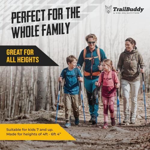 Trekking Poles (Aqua Sky / Collapsible)