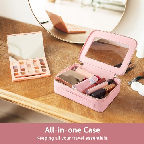 Clear Makeup Bag Set (Pink / Compact Duo)