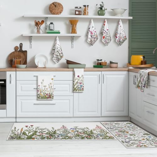 10 Pcs Wildflower Kitchen Decor Set (Vivid / Wildflower)