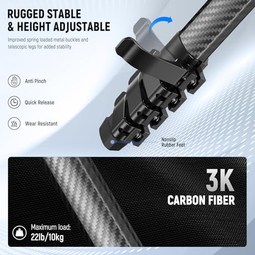 LITETRIP LT38 61" Travel Camera Tripod