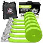 1" x 12 ft Lashing Straps (6 PK / Green)
