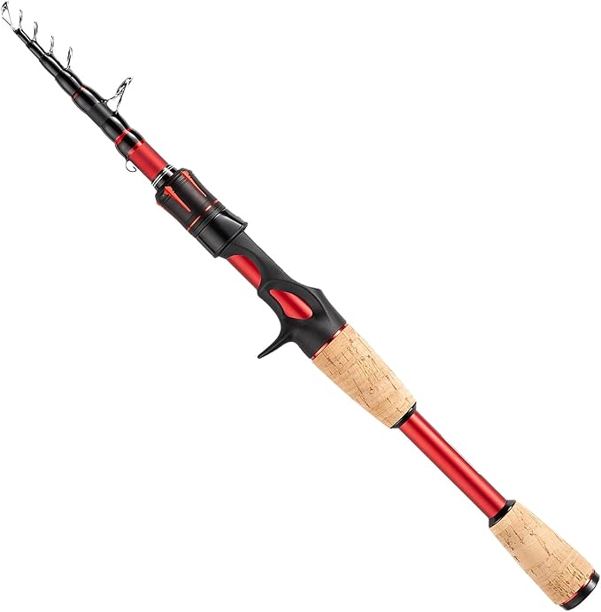 EOW XPEDITE LITE Portable Telescopic Fishing Rods & Combo, Spinning & Casting by HOME