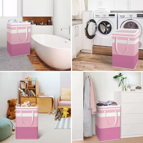 2 Pack Large Laundry Baskets (88L / Pink)
