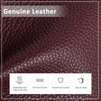 Genuine Leather Crossbody Bags for Women Travel Wallet Purse Burgundy (Burgundy Red)