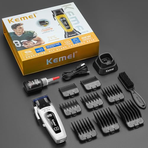 90 4 Professional Hair Clippers for Men 11500 RPM Barber Clippers (White)