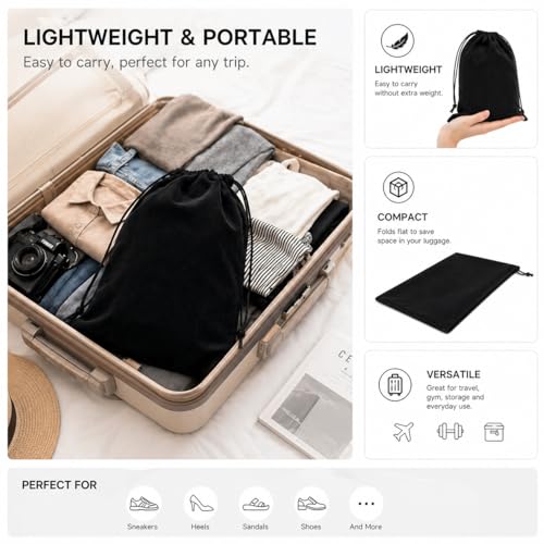4 Pack Shoe Bags for Travel