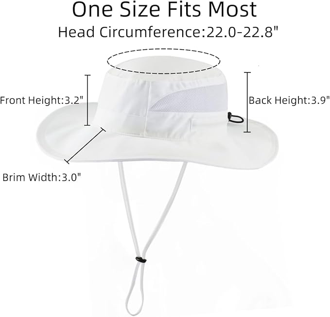 Connectyle Women's UPF 50+ Sun Hat UV Protection Wide Brim Bucket Hat Summer - Image 3