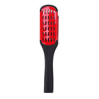 Aethland Double Sided Brush Clamp Straightener, Boar Bristles Clamp Hair Straightening Brush With Detangler - Hair Styling Tool