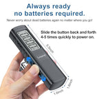 Battery Free Digital Luggage Scale (Black)