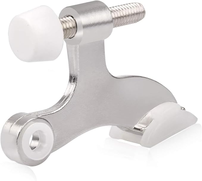 HOMOTEK 12 Pack Hinge Pin Satin Nickel Door Stopper, Adjustable Deluxe Heavy by HOMOTEK
