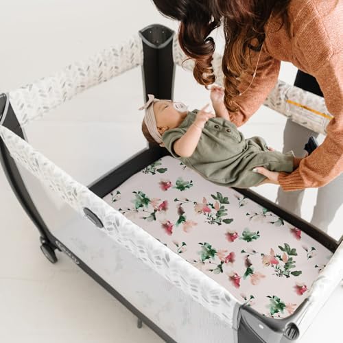Pack n Play Sheets (Exotic & Flora / 38X26 Inch)