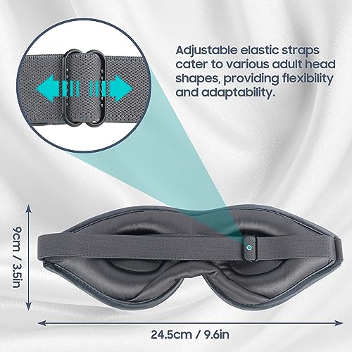 22mm Mulberry Silk Sleep Mask (Night Gray)