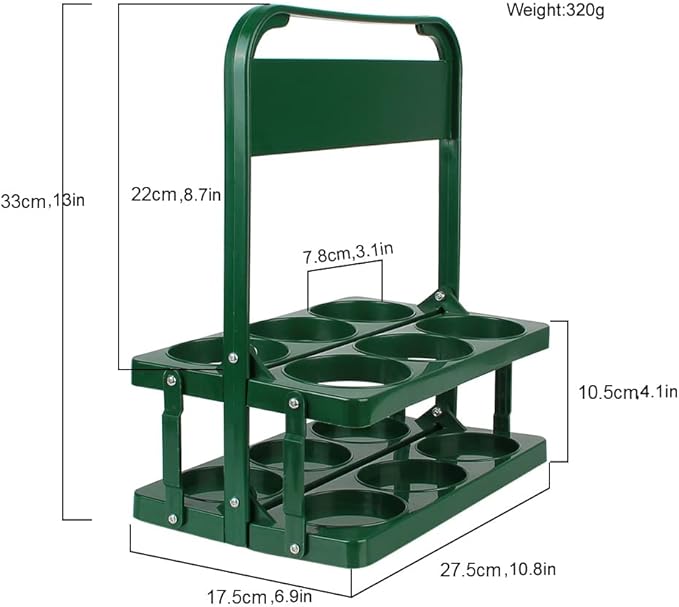 Portable Drink Carrier for Big Cups, Foldable Plastic Cup Holder, Reusable Cup - Image 2