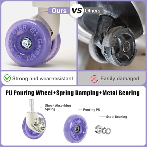 Aluminium Frame Checked (White& Purple / 28 inch)