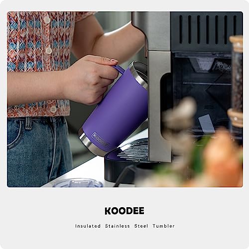 20 oz Insulated Coffee Mug with Lid and Handle (navy-A / 20 Ounces)