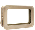 Clear Makeup Bag Small, TSA Approved Portable Toiletry Bag by FFpaw