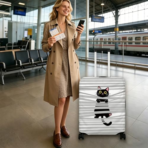 Cat Luggage Covers for Suitcase Fits 18 (Cat)