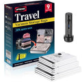 Travel Vacuum Bags for Luggage with Portable Electric Pump (9 Combo)