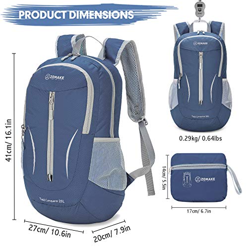 Ultra Lightweight Packable Backpack 25L (25L / Navy Blue)