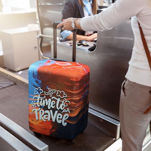 Luggage Cover Fits 18 (S / Time to Travel)