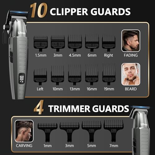 Hair Clippers and Trimmers Set for Men (25 Piece Set)