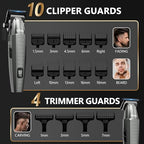 Hair Clippers and Trimmers Set for Men (25 Piece Set)