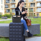 Luggage Travel Cup Holder for Suitcase (black)