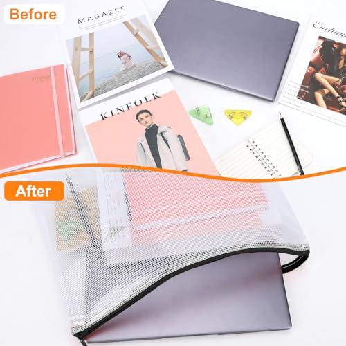 24pcs Mesh Zipper Pouch