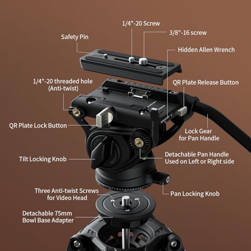 75" Carbon Fiber Tripod