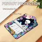 2 Pcs Book Skull Luggage Tags for Suitcase (Funny-book-skull)