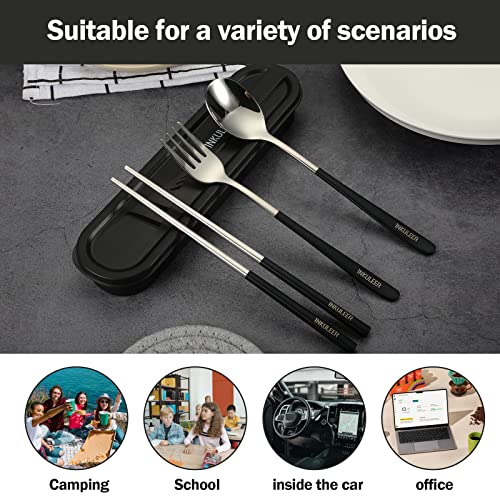 Travel cutlery set (Black - 2)