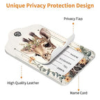 2 Pack Luggage Tag for Suitcase (Giraffeh)
