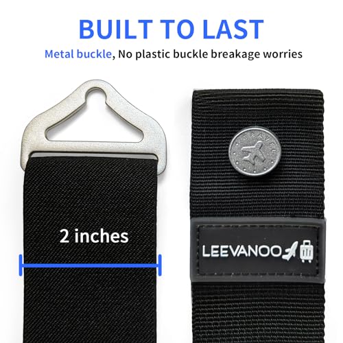 Luggage Straps for Suitcases (Black1)