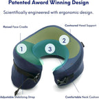 C CUSHION LAB Travel Pillow, Award-Winning Patented Ergonomic Design - Image 3