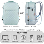 Large Travel Backpack Women (17.3 inch / Blue)
