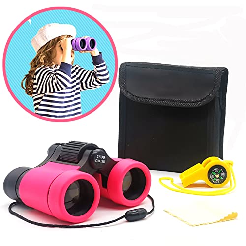 Kids Binoculars Best Gifts for 3 (Pink)