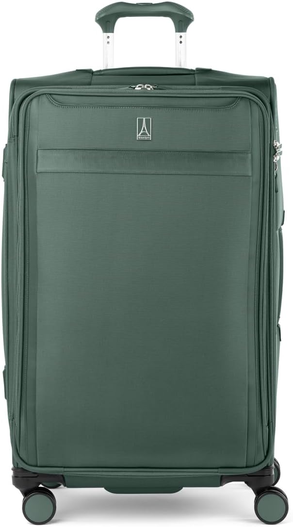 Travelpro VersaPack+ Lightweight Softside Expandable Checked Luggage, 8 Spinner by Travelpro