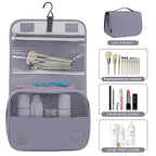10 Set Packing Cubes Various Sizes Packing Organizer for Travel Accessories Luggage Carry On Suitcase (10-Grey / 10 Set-full Mesh)