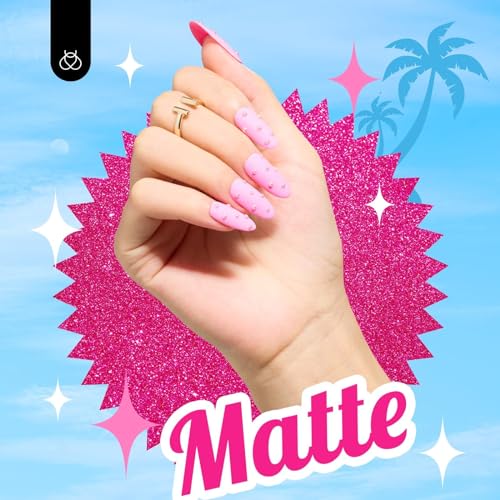 Beetles Pink Gel Nail Polish 15ML Soak Off UV Gel for Pastel Nail Art (B - Creme Pink | Silk Rosettes)