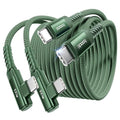 USB C Cable 10ft 2Pack (10+10FT / Green)