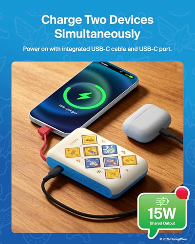 Disney Toy Story 5 10000mAh 20W USB C Power Bank (Toy Story / 10K mAh)