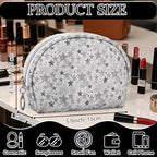 12 Pieces Small Cosmetic Bags (12pcs Gray S)